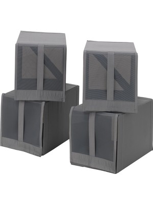 IKEA Koyu Gri Dayanıklı Gardırop Düzenleyici 22X34X16 cm