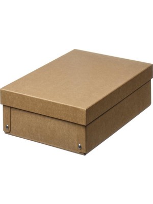 IKEA Beyaz Fonksiyonel Kapaklı Kutu 25X35X8 cm
