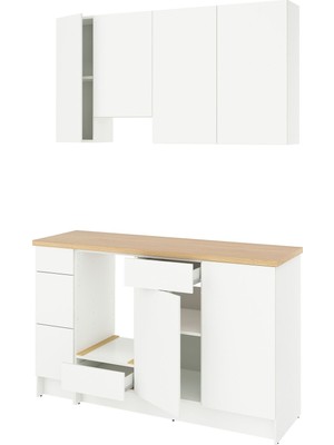 IKEA Beyaz Çok Amaçlı Mutfak Dolabı 220X61X220 cm