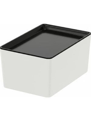 IKEA Siyah Şık Gardırop Düzenleyici 18X26X8 cm