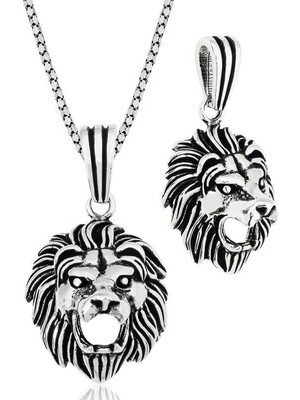 Inure Jewelry ​Gümüş Aslan Kolye