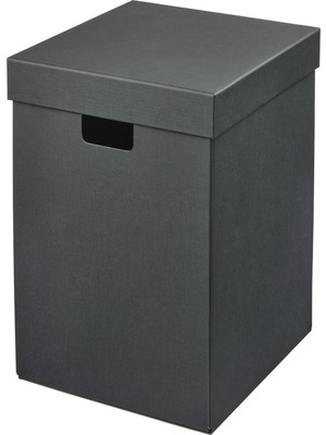 IKEA Antrasit Kullanışlı Kapaklı Kutu 32X35X31 cm