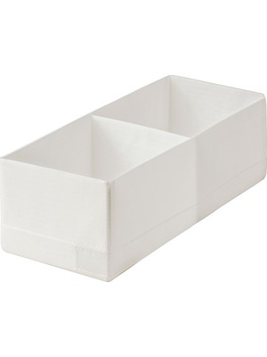 IKEA Beyaz Fonksiyonel Bölmeli Kutu 20X51X10 cm