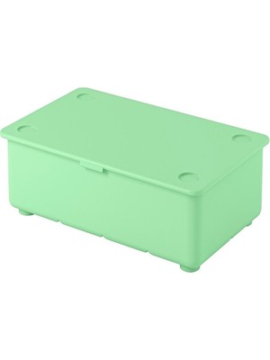 IKEA Yeşil Şık Kapaklı Kutu 34X21 cm