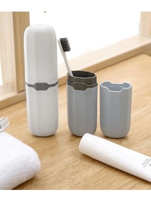 Eco Lounge Seyahat Tipi Diş Fırçası ve Makyaj Fırça Kabı 2 Renk