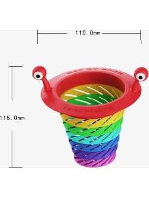 Eco Lounge Renkli 6 Kademeli Lavabo Süzgeci