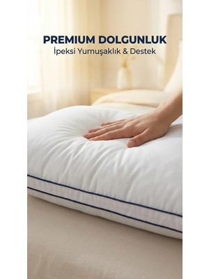 Eco Lounge 2 Adet Anti-Alerjik Nano Jel Yastık 50X70 Yıkanabilir Pamuk
