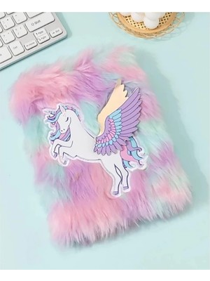 Eco Lounge Unicorn Tasarımlı Peluş Hatıra Defteri