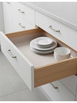 Eco Lounge Şeffaf Pvc Raf ve Dolap Içi Kaydırmaz Koruyucu Örtü 45X300 cm