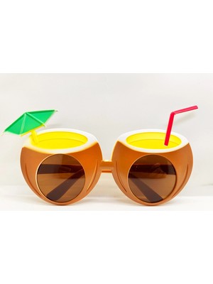 Eco Lounge Hindistan Cevizi Tasarımlı Yaza Merhaba Parti Gözlüğü