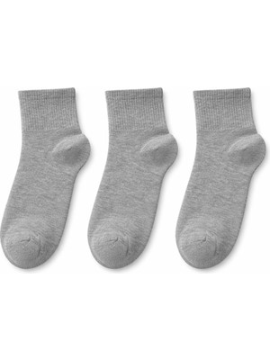 QUALITY WALKING 3'lü Kadın Bambu Çorap Dikişsiz Yumuşak Nefes Alabilen Günlük Konfor Çorap