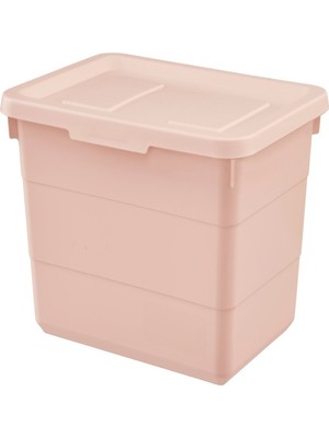 IKEA Pembe Fonksiyonel Kapaklı Kutu 19X26X15 cm