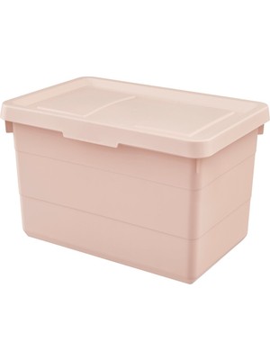 IKEA Pembe Pratik Kapaklı Kutu 38X25X15 cm