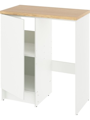 IKEA Beyaz Pratik Mutfak Dolabı 120X61X91 cm