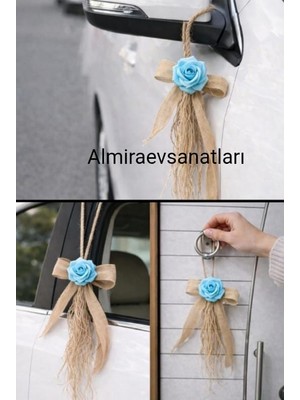 Nişan & Düğün Konvoy Süsü – El Yapımı Jüt Kurdeleli Araç Süsü 15 Adet Mavi Nişan & Düğün Konvoy Süsü – El Yapımı Jüt Kurdeleli Araç Süsü 15 Adet Mavi