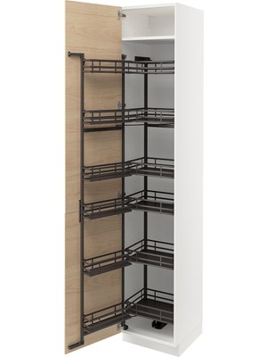 IKEA Beyaz Dayanıklı Mutfak Dolabı 60X60X200 cm