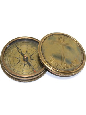 Ttt Üzeri Çapa Işlemeli Pirinç Kullanışlı Pusula