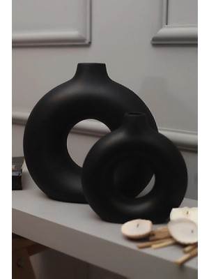 Three Dittle Birds Halka Vazo Bohem Vazo Biblo Ikili Set 524XSERI