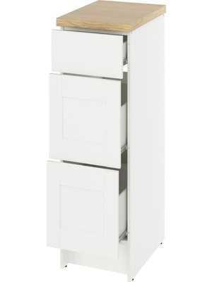 IKEA Beyaz Çok Amaçlı Mutfak Dolabı 40 cm
