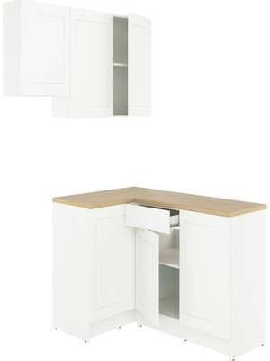 IKEA Beyaz Modern Mutfak Dolabı