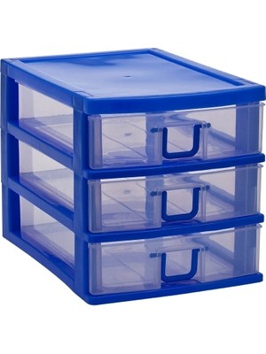 Eco Lounge Mini 3 Çekmeceli Komidin Organizer