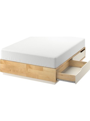 IKEA Huş Modern Çift Kişilik Karyola 160X200 cm