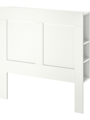 IKEA Beyaz Kullanışlı Çift Kişilik Karyola 140 cm