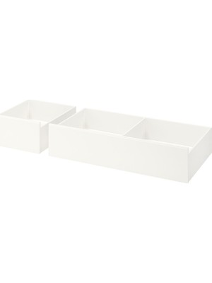 IKEA Beyaz Dayanıklı Çift Kişilik Karyola 200 cm