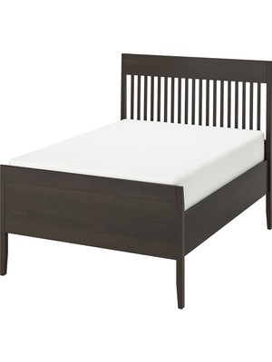 IKEA Kahverengi Fonksiyonel Çift Kişilik Karyola 160X200 cm