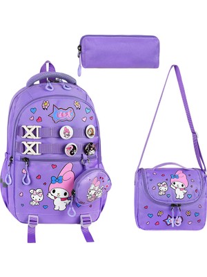 Kız Çocuk Ilkokul Sırt Çantası Ortopedik Su Geçirmez Ergonomik Çok Bölmeli Dayanıklı Hafif