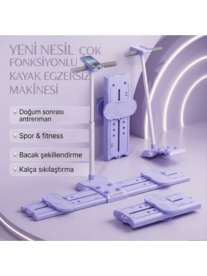 Adefco 3 Kademeli Ayarlı Kaydırmalı Egzersiz Aleti Evde Spor Fitness Platformu Katlanabilir