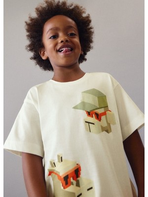 Mayoral Erkek Çocuk T-Shirt Krem - 03078