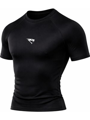 Compression Erkek Siyah Tişört