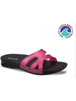 Ceyo 9942 5ı Kırmızı Ortopedik Kadın Terlik