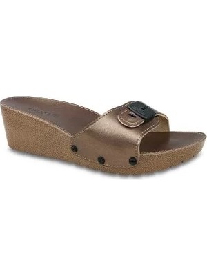 Ceyo 9969I Minelli Topuklu Bakır Ortopedik Kadın Terlik