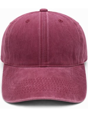 Aydın Şapkacınız Unisex Yıkanmış Eskitme Şapka %100 Pamuk Ayarlanabilir Vintage Baseball Cap
