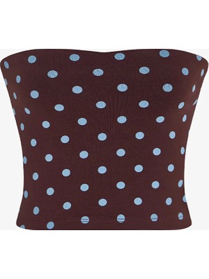 Penti Puantiyeli Straplez Pamuklu Üst