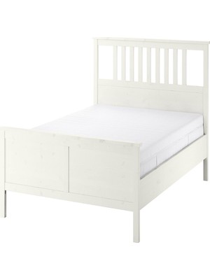 IKEA Beyaz Modern Çift Kişilik Karyola 160X200 cm