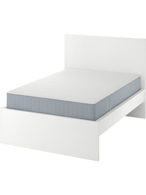 IKEA Beyaz Fonksiyonel Çift Kişilik Karyola 140X200 cm