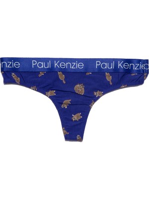 Paul Kenzie Desenli Kadın String Külot - Rakun
