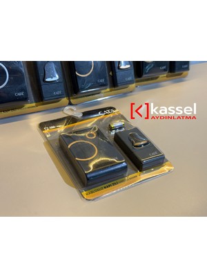 Kassel Aydınlatma CT-104 Kablosuz Uzaktan Kumandalı Kapı Zili Hasta Çağrı Cihazı 50-100 mt Karışık Renk