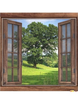 Cngzhn Yapışkanlı Çift Kanat Sineklik