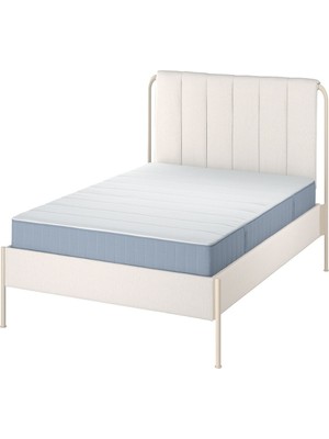 IKEA Bej Modern Çift Kişilik Karyola 140X200 cm