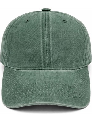Aydın Şapkacınız Unisex Yıkanmış Eskitme Şapka %100 Pamuk Ayarlanabilir Vintage Baseball Cap