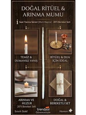 İzmir Candle 50'Li beyaz katolik,ortodoks dini mum,kutsal,sunak,votif,el yapımı dua mumu,kilise,dilek mumu,arınma,ritüel