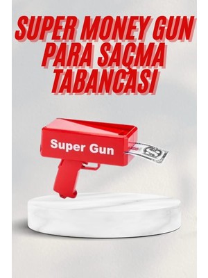 Sbusshop Kırmızı Parti Oyuncağı Para Saçma Fırlatma Tabancası Makinesi Super Money - SB001M-48TSG7