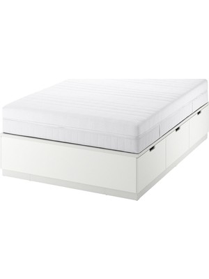 IKEA Beyaz Modern Çift Kişilik Karyola 160X200 cm