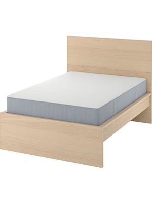 IKEA Meşe Şık Çift Kişilik Karyola 160X200 cm