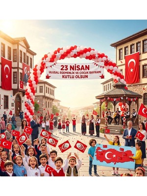 Herşey Nota Çubuklu Kağıt Türk Bayrağı 40’lı Set 12X20 cm | 23 Nisan, Okul Etkinliği, Tören ve Kutlamalar Için
