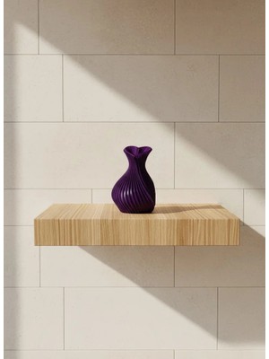 Elektronikçim Kalpli Vazo Mor